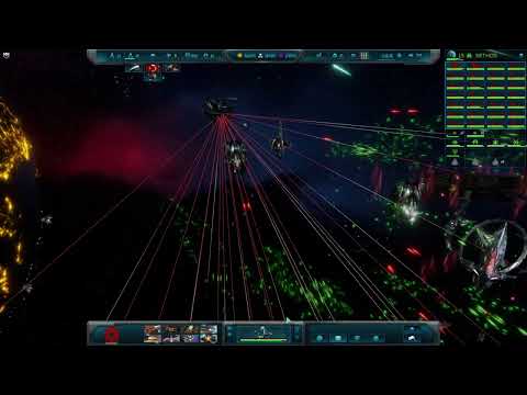 Sins of a Solar Empire II 50k particle  phase cannon Rendering slow down