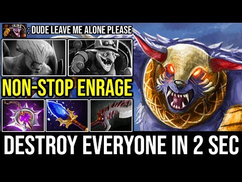 How to Delete Tanky Enemy in 2 Seconds | Crazy Infinite Enrage Ursa Scepter Upgrade 25Kills DotA 2