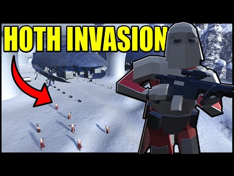 Massive HOTH Base INVASION! - Ravenfield: Star Wars Mod Battle Simulator