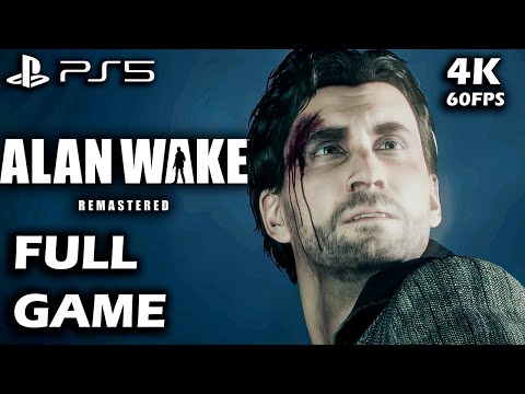 ALAN WAKE REMASTERED PS5 Full Gameplay Walkthrough  (4K 60FPS) - No commentary