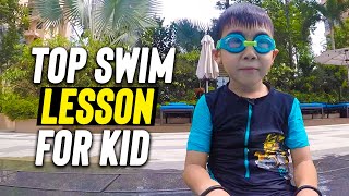 Great Swim lesson in Singapore for kids | How to swim freestyle at 6Yo