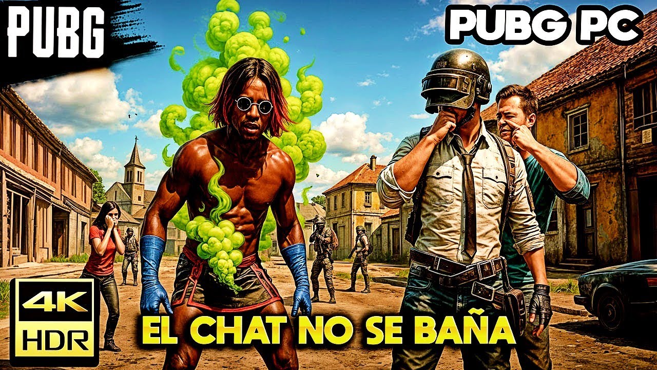 JUGAMOS PUBG PC y el CHAT DICE QUE NO SE BAÑA por esta RAZON...😂