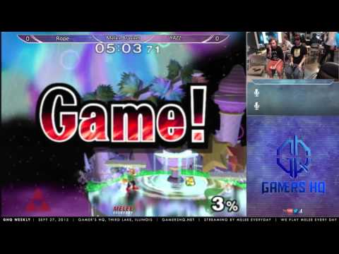 GHQ Weekly [9/27/15]: YAZZ (Sheik, Falco) vs. Rope (Fox)