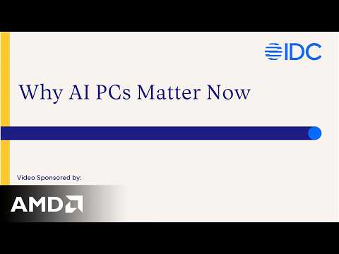 Video Thumbnail: IDC 2026 Study: 27% of Organizations Have Already Deployed AI PCs