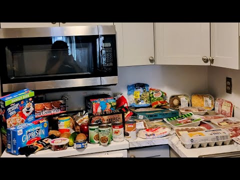 FOOD BANK Donations  Reveals the SECRET to Feeding Myself for 2 MONTHS!