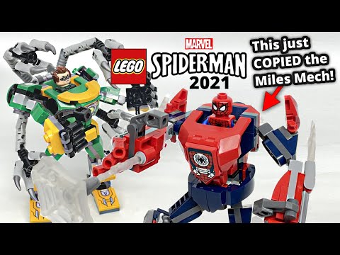 LEGO Spider-Man & Doc Ock Mech Battle review! Weird CLONE 2021 set.
