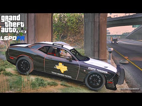 Playing GTA 5 As A POLICE OFFICER Highway Patrol| Texas| GTA 5 Lspdfr Mod|