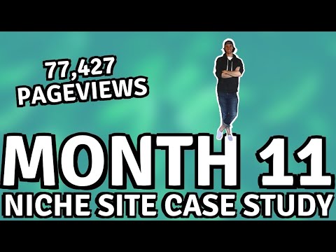 Race to $1000 Niche Site Case Study - Month 11
