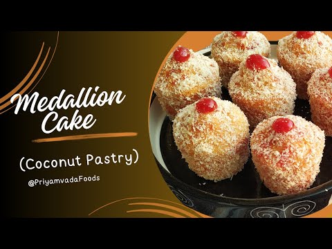 Medallion Cake (Coconut Jam Pastry) #christmas #cake