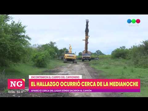 Hallaron el cuerpo del conductor del camión que cayó al arroyo Miní