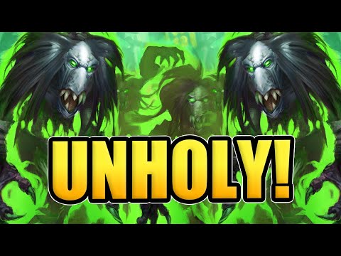 69% Winrate…TOP 1k Legend! Unholy DK Is CRUSHING EVERYONE! | 15+ Games | Hearthstone