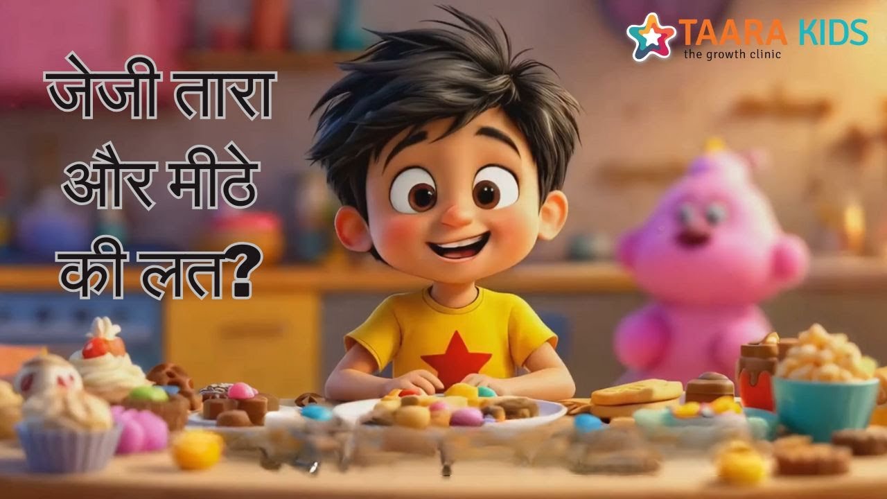 जैज़ी तारा और मीठा खाने की आदत | Hindi Moral Stories | Healthy Eating Habits