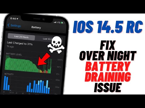 iOS 14.5 Rc !! Fix Overnight Battery Draining Issue ?