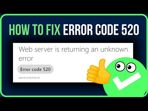 Web server is returning an unknown error Error code 520 - What happened?