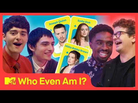 Stranger Things Cast Play The Most Chaotic Game of Who Even Am I? | MTV Movies