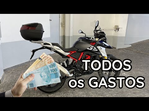 QUANTO CUSTOU MANTER a BMW G310 GS em 1 ANO?