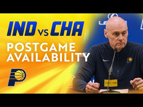 Indiana Pacers Postgame Media Availability (vs. Charlotte Hornets) | November 4, 2023