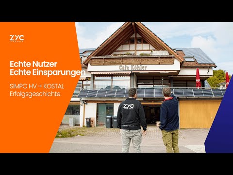 Wie das Café Köhler seine Energiekosten um 70 % senkte | SIMPO HV + KOSTAL Fallstudie