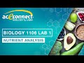 Biology Lab || Nutrient Analysis