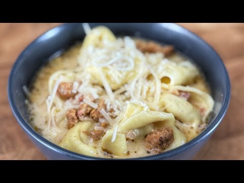 Savory CREAMY Sausage Tortellini Soup Recipe You'll Devour!