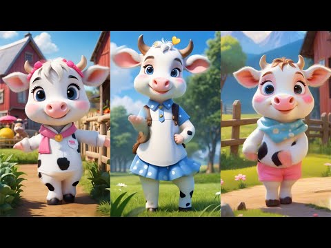 Chistosos vaca bailando la canción de La Vaca Lola Luli Pampín