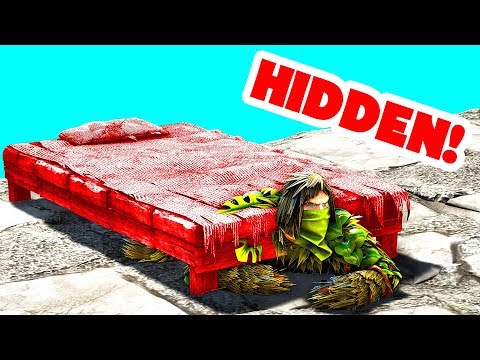 BEST HIDING SPOT IN ANY BASE! (Ark Survival Evolved Trolling)