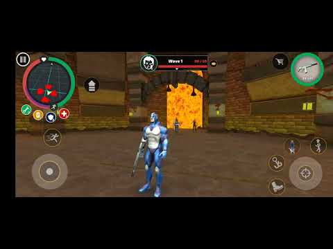 fight with zombies in rope Hero vice town