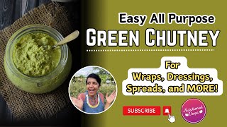 Quick & Easy All-Purpose Green Chutney Recipe | 2-Minute Flavorful Magic! 😱