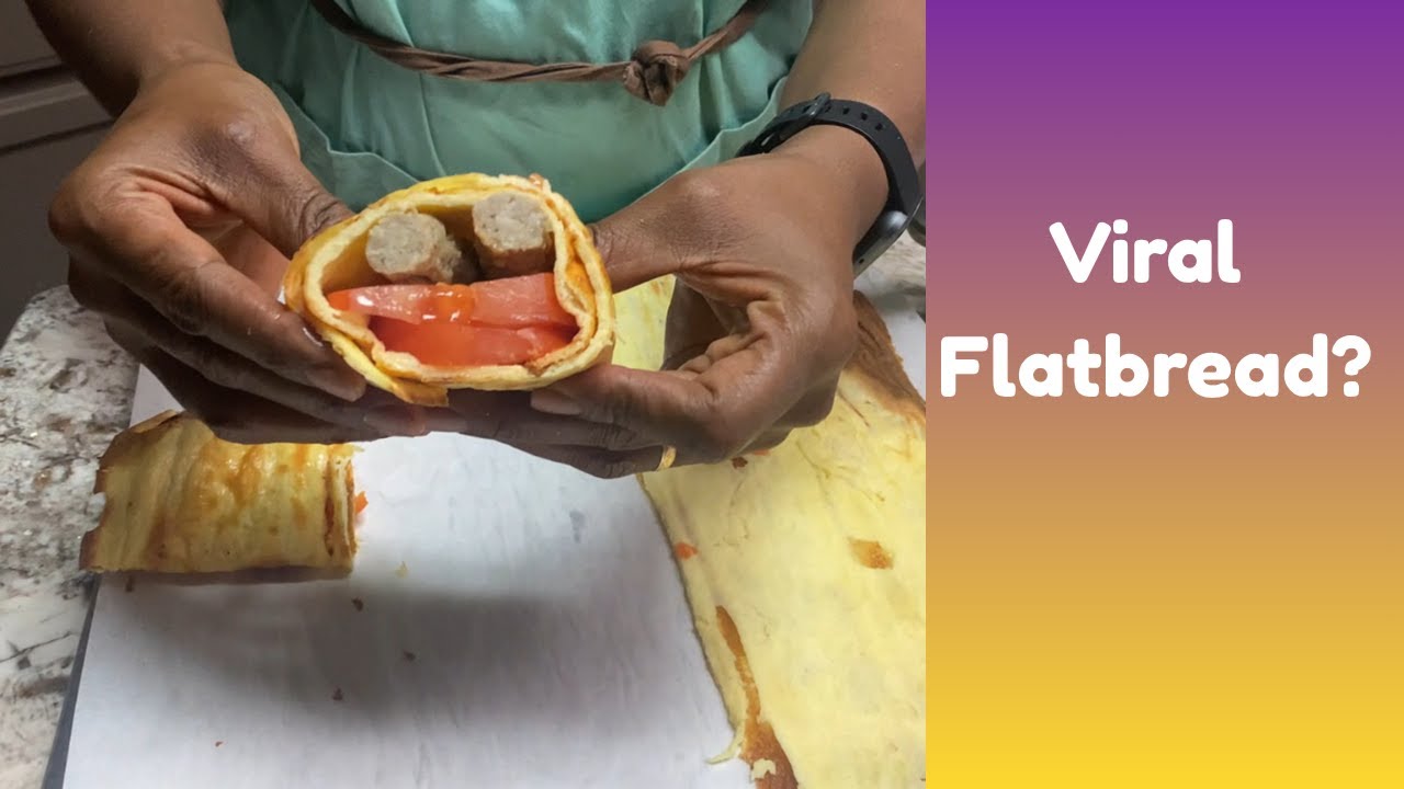 Trying the Viral Cottage Cheese Flatbread for the first time! #over50 #protein #viral