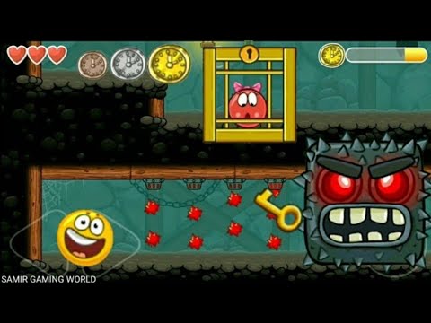 Red Ball 4 Time Race Caves Boss Vs Golden Ball