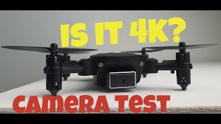 YLR/C Mini Foldable 4k Drone | Flight Camera Test | Is It 4k?