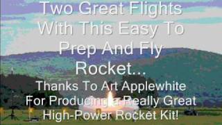 preview picture of video 'Art Applewhite 54mm Stealth Rocket'