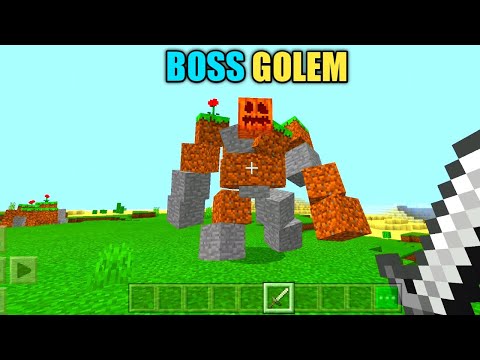 ROCK INDIAN GAMER - Minecraft | Spawning Boss Golem With Oggy And Jack | Minecraft Pe | In Hindi | Rock Indian Gamer |