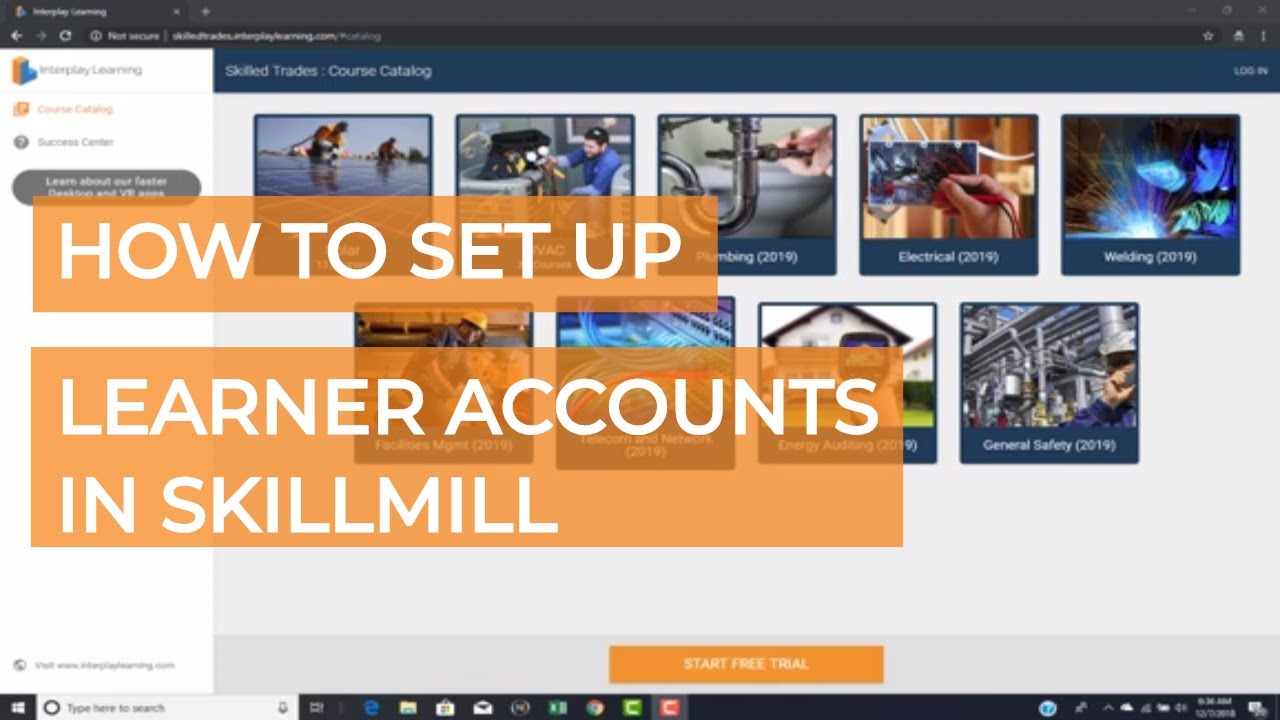 Setting Up Your Learners Account in Interplay Learning's Training Catalog