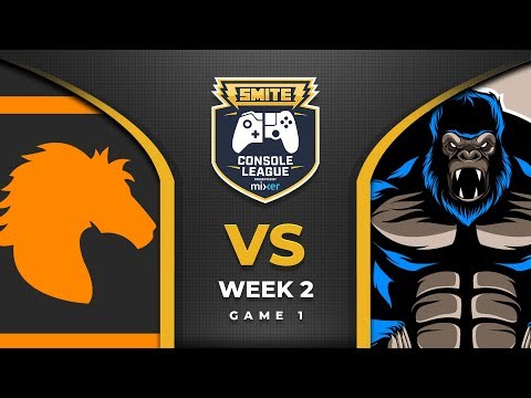 Smite Console League PS4: Benedict's Cavalry vs. Shrimp Gang (Game 1)