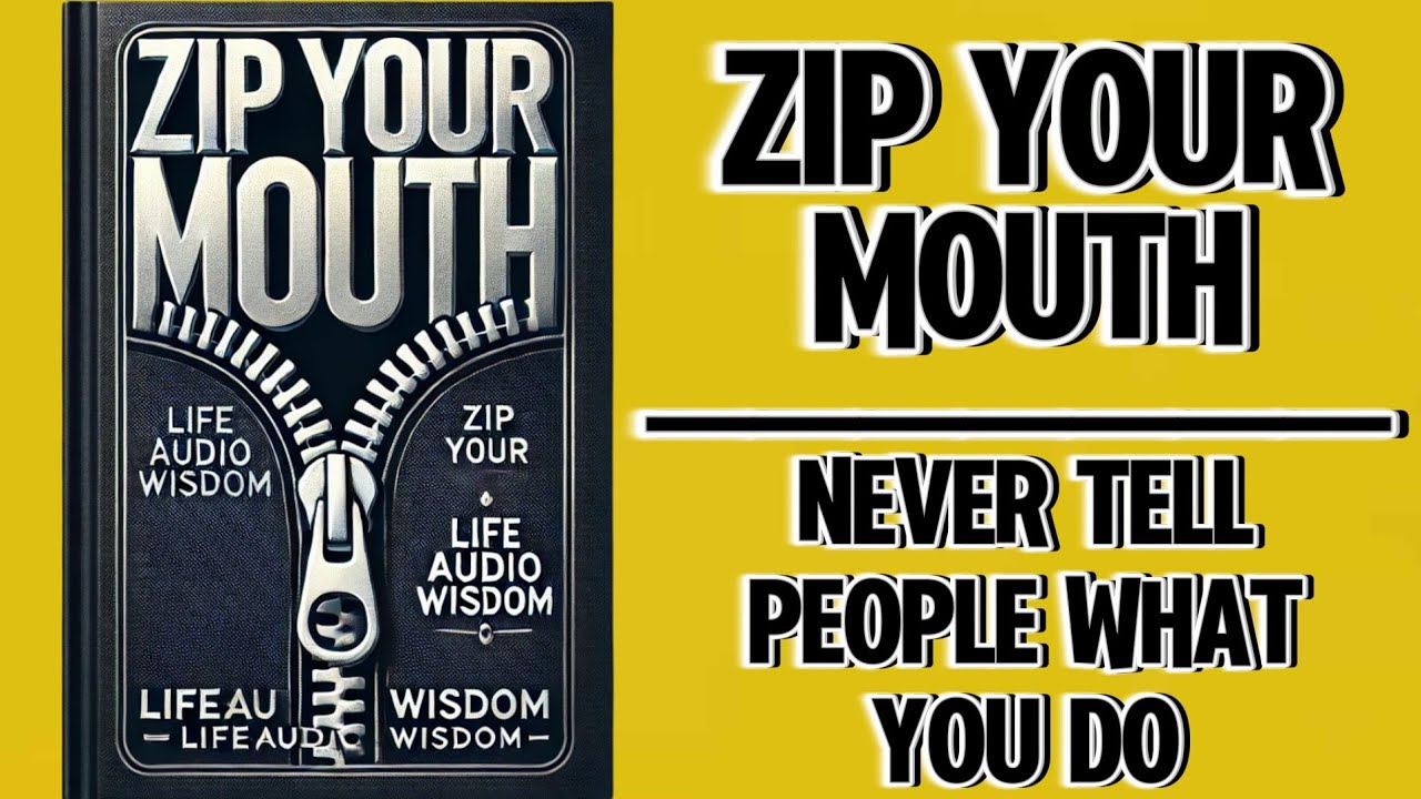 Zip Your Mouth: Never Tell People What You Do (Audiobook)