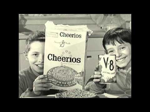 Vintage Cheerios And V-8 Commercial From 1960