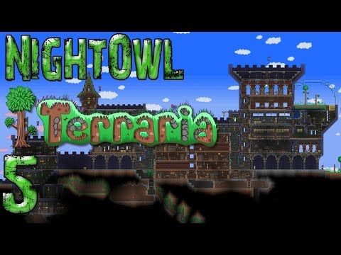 NightOwl Terraria - E05: Rocket Boots and Meteors!
