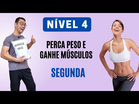 Treino para EMAGRECER + FORTALECER | Segunda | Nível 4