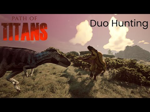 Path of Titans Daspletosaurus Tyrannosaurus Rex Duo PVP (Official Servers)