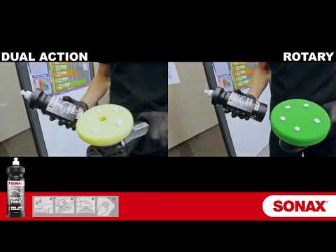 Polish moyennement abrasif Perfect Finish 250 ml SONAX utilisation machine disponible sur Norauto.fr