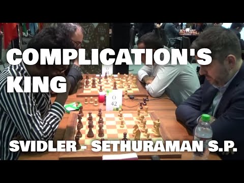 Compilcations are Svidler's bread and butter | Svidler - Sethuraman | Najdorf