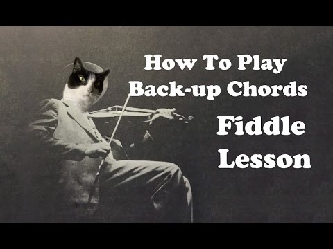 How to Play Back-up Chords on the Fiddle (Part 1) - Technique Lesson