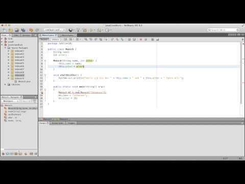 Java Tutorial - 10 - Konstruktor German