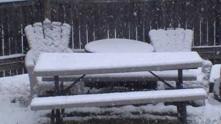 preview picture of video 'Weekend Wallup Snow Feb 19 2012 Roanoke VA 10AM to 8PM'
