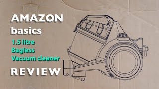 Amazonbasics Cylinder Bagless Vacuum Cleaner HEPA filter 700W Review