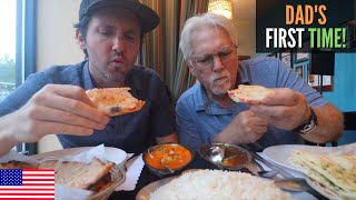 American Tries INDIAN FOOD For 1st Time 🇺🇸🇮🇳