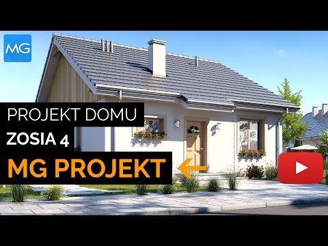 Projekt domu Zosia 4 MG Projekt - 70.72 m2 MG Projekt