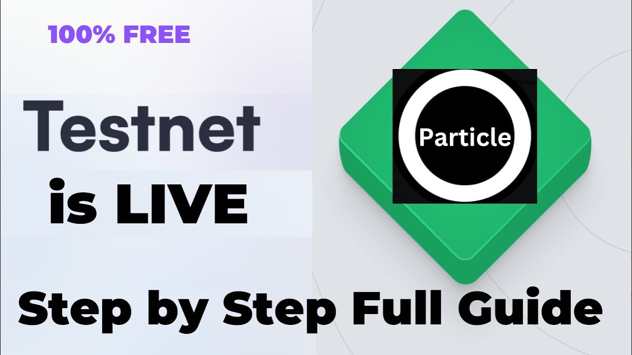 Particle Trade Airdrop Tutorial - airdrop particle network