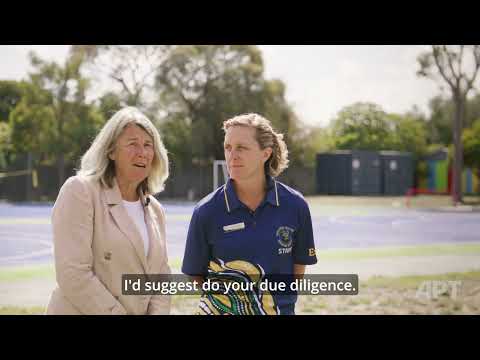 Waverley Meadows Primary School outdoor sports courts transformation